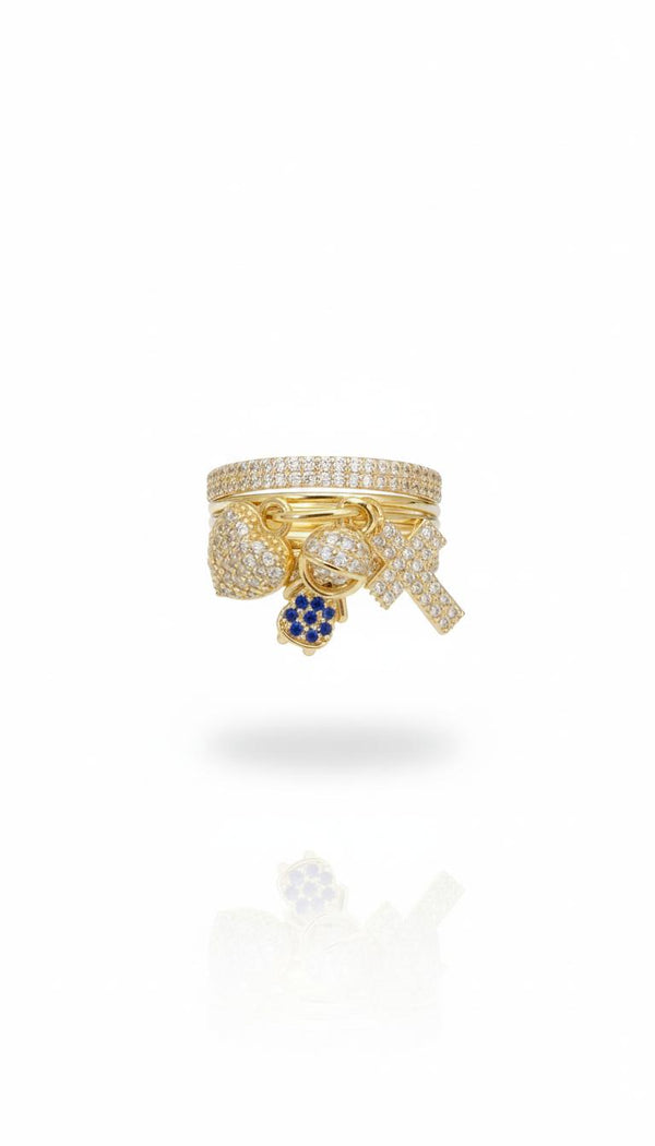 My Boy Mom Charm Ring