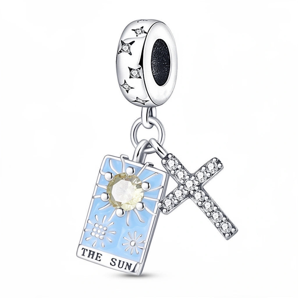 The Sun Cross Charm