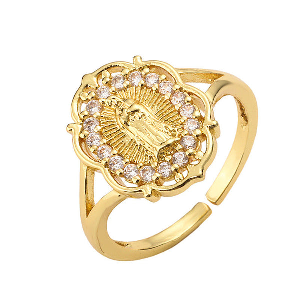 Guadalupe Ornate Scalloped Ring
