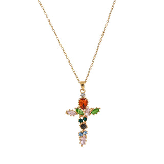 Garden of Eden Cross Necklace
