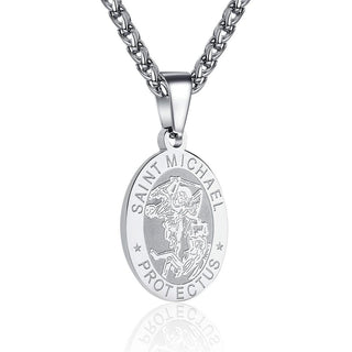 Saint Michael Men's Medal Necklace