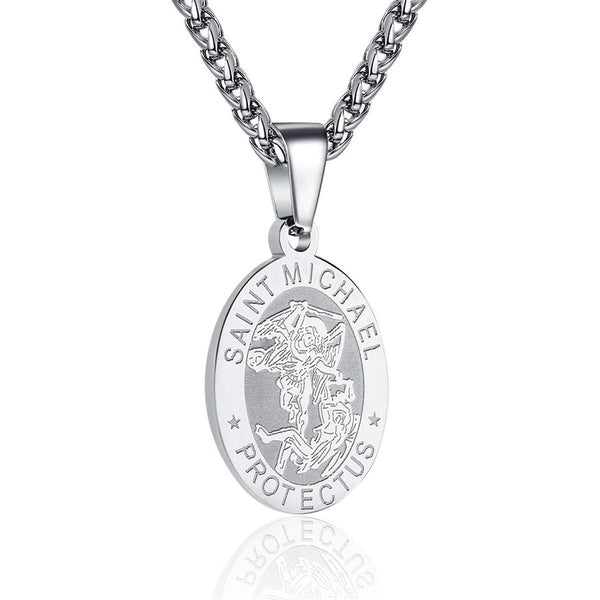 Saint Michael Men's Medal Necklace