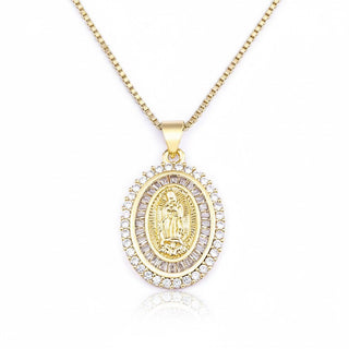 Our Lady of Guadalupe Layered Necklace Set