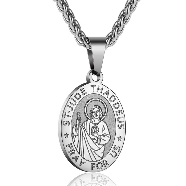 St. Jude Thaddeus Men's Medal Necklace