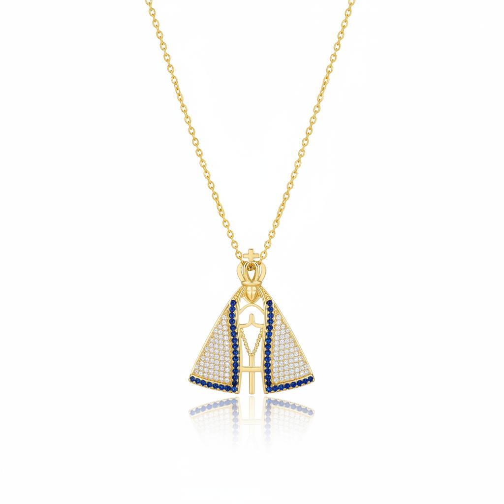 Aparecida Diamond Veil Necklace