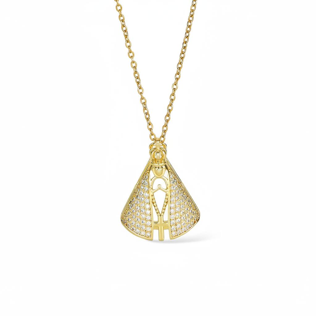 Aparecida Gilded Mantle Necklace