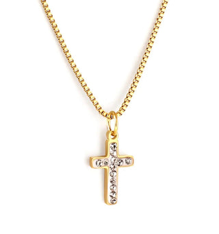 Indigo Bloom & Cross Jewelry Set