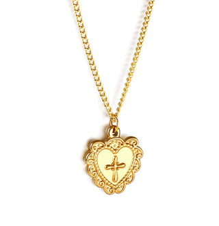 Devotion Heart & Citrine Necklace Set