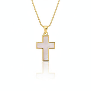 Pure Shell Cross Necklace