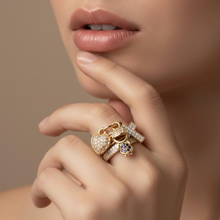 My Boy Mom Charm Ring