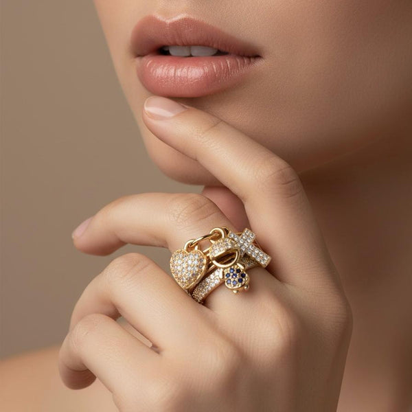 My Boy Mom Charm Ring