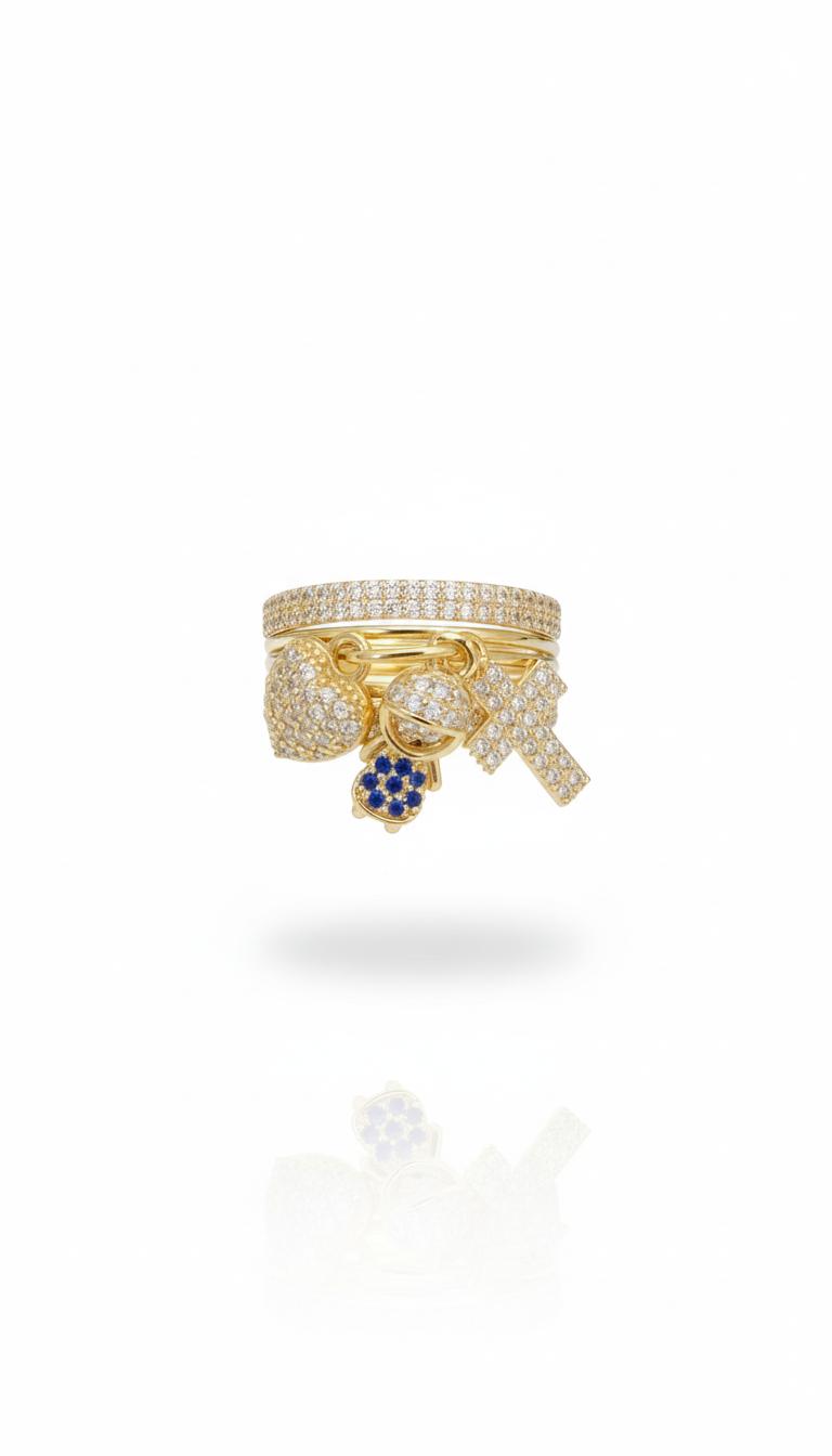 My Boy Mom Charm Ring