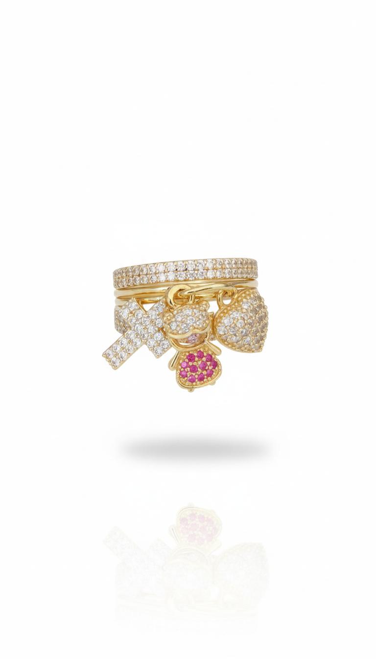 My Girl Mom Charm Ring