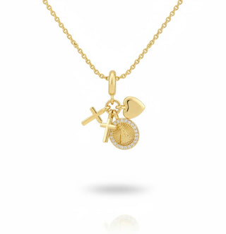 Holy Trinity Charm Necklace