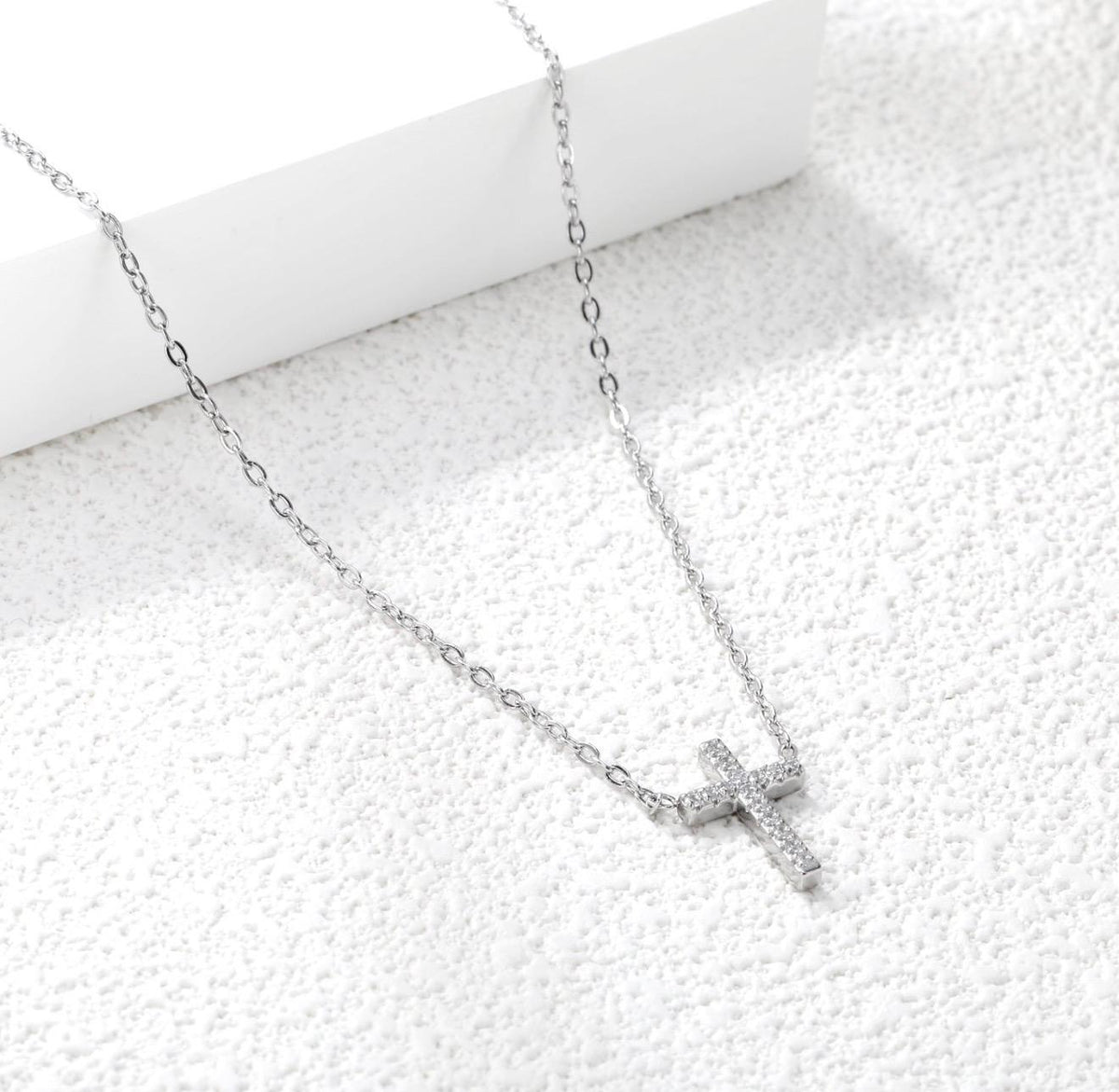 Teardrop Set with Earrings + Free Cross Necklace — Crimson Faith Collection