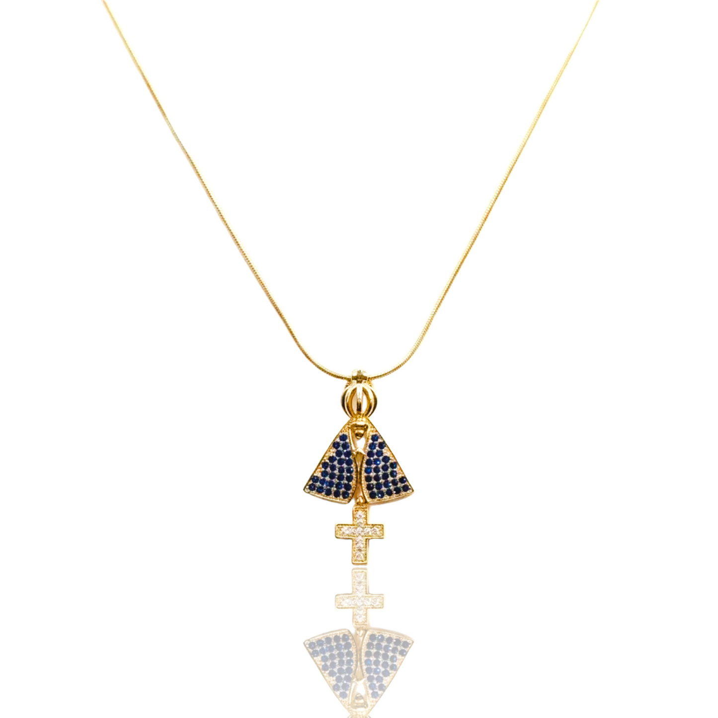 Aparecida Celestial Blue Pendant Necklace