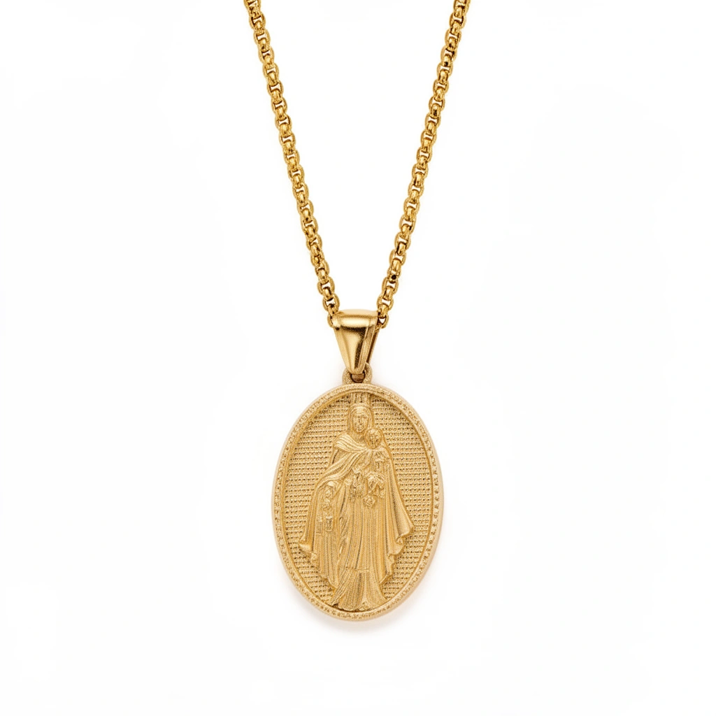 Our Lady of Grace Medal Necklace