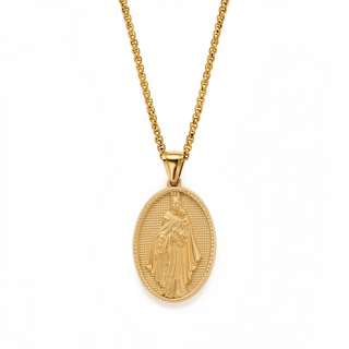 Our Lady of Grace Medal Necklace